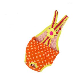 Dog Apparel Beautiful Pet Physiological Pants Dot Striped Female Sanitary Panties Shorts Underwear Diaper Washable