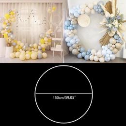 Party Decoration Circle Balloon Arch With Stand Plastic Wreath Frame Holder Ring Ballon DIY Column Base Baby Shower Birthday Wedding Decor