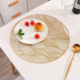 Table Mats Hollow Out Utensils For Kitchen Accessories Placemat Mat Creative Meteor Pattern Simple Round Dining Coasters Bar