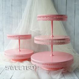 Bakeware Tools 2/3 Tiers Cake Stand Metal Cupcake For Dessert Candy Bar Accessory Party Event Wedding