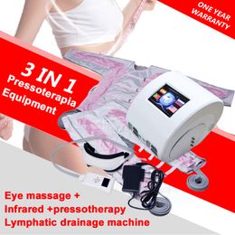 Pressotherapy Lymphatic Drainage Body Slimming Machine Far Infrared 24 Air Bags Presoterapia Massage Compression Circulator Leg Arm Waist For Muscles Relax