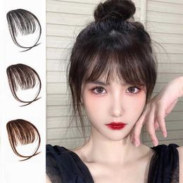 Hair Lace Wigs Air Bangs Wig Real Invisible Breathable Hair Receiving Film Female