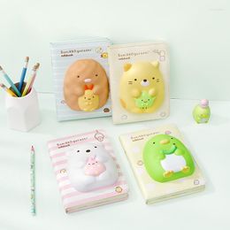 Sumikko Gurashi Notebook Cute Soft PU Leather Cartoon Animal As School Stationery Gift