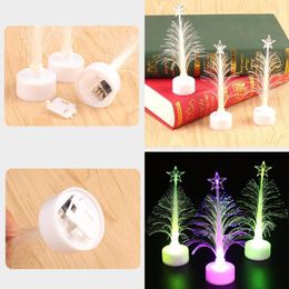 Christmas Decorations 1 PC Luminous Colourful Tree Changing Optical Fibre