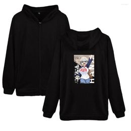 Men's Hoodies Uzaki Chan Wants To Hang Out Season 2 Anime Zipper Hoodie Women Men Hooded Sweatshirt Long Sleeve Zip Up Clothes