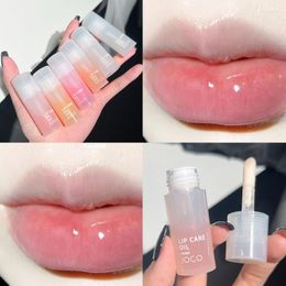 Lip Gloss Natural Moisturizing Lipgloss Transparent Jelly Nourishing Oil Waterproof Lasting Anti-drying Refreshing Non-sticky Lipstick