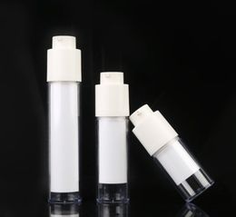 15ml 30ml 50ml white airless bottle for lotion/emulsion/serum/toner/liquid foundation/sunscreen skin care cosmetic packing