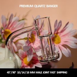 wholesale terp slurper quartz banger nail smoking accessories double 10mm 14mm 18mm male female joint wall blender for dab oil rig bong