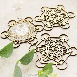 Table Mats Metatron's Cube - Sacred Geometry Laser Cut Coasters