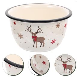 Bowls Bowl Christmas Ceramic Serving Soup Salad Snack Porcelainretro Dessert Tableware Dinner Kitchen Rice Pasta Eating Noodle