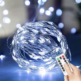 Strings 5 M/10M Led Fairy Lights Copper Wire String Holiday Outdoor Lamp Garland For Christmas Tree Wedding Party Decoration