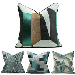 Pillow Modern Art Decoration Sofa Cover Nordic Pillowcase For Living Room Green And Gray Bed