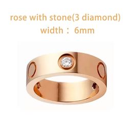 2022 New Hot fashion Love Ring Designer screw Ring For Women Luxury Accessories Titanium Steel Never Fade lovers Jewelry gift size5-11 with box