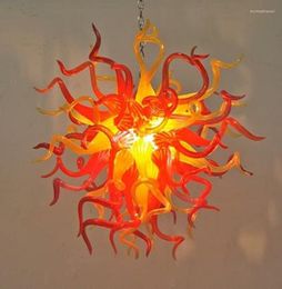 Pendant Lamps Modern Blown Glass Crystal Murano Chandelier Lighting Art
