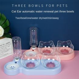 Cat Bowls Feeders Pet SuppliesElevated for s and DogsDurable Double Dog Bowl FeedersElevated Feeding Drinking Supplies 221109