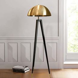 Floor Lamps Tripod Light Lamp Wood Kids Feather Industrial