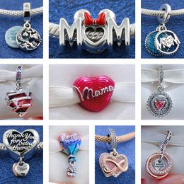 The New Popular 925 Sterling Silver Charm Bead Family Tree Mother Unlimited Love Hanging Decoration Is Suitable for Primitive Pandora Bracelet Jewellery Gift