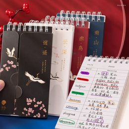 Sheets Portable Foreign Languages Word Book Vocabulary Memory Study Notebook Japanese School Stationery Student Supplies