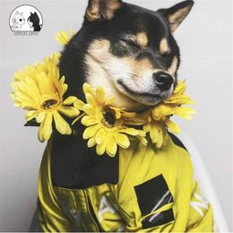 Dog Apparel Pet Raincoat Jacket Clothes Windproof Coat Fashion Waterproof Reflective Clothing for Small Medium Large Face 221109