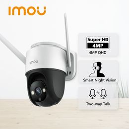 Dome Cameras IMOU Cruiser IPC-S22FP 4MP Wi-Fi PTZ Outdoor IP67 Weatherproof Audio Recording AI Human Detection 221108