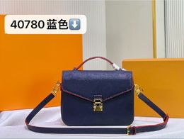 5A Классическая модная сумка для плеч мессенджер подлинная кожаная женская сумка для монеты сумочка из тисненой цветочной сумки по кроссу 40780