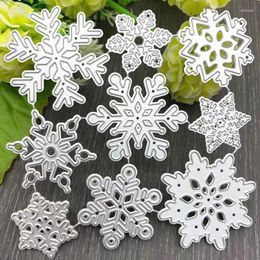 Gift Wrap Snowflakes Metal Cutting Dies Stencil DIY Scrapbooking Paper Card Template