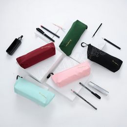 Korean Women Cosmetic Bag Makeup Pencil Case Travel Zipper Lipstick Organiser Beauty Portable Make Up Pouch Toiletry Case