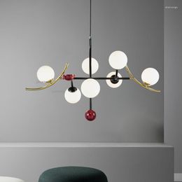 Chandeliers Light Luxury Modern LED Loft Nordic Design Bedroom Hanging Lamps Chandelier Lighting Suspension Fixtures