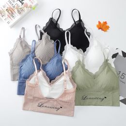 Yoga Outfit Women Sport Bra High Impact Sports Fitness Seamless Top Underwear Sportswear Solid Female Tank Tops Gym Bras Running