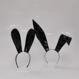 Party Masks Easter Sweet Sexy Leather Ears Headband Ear Hair Band For Maid Cosplay Accessory C864