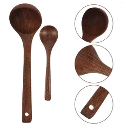 Dinnerware Sets Spoon Ladle Spoons Kitchen Wooden Cooking Serving Sauce Sugar Rice Dining Large Handled Fruit Soupdinnerutensil