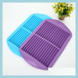 Baking Moulds Sile Biscuits Mods Chocolate Mould Fondant Patisserie Candy Bar Mod Cake Mode Decoration Kitchen Baking Accessories Dro Dhypu