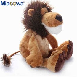 25Cm Cute Jungle Animal Plush Toy Stuffed Lion Elephant Giraffe Monkey Plush Doll Toy For Kids Baby ldren Birthday gift J220729