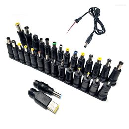 Lighting Accessories 31pcs Universal Connectors Laptop Power Supply Adapter AC DC Jack Male Female Plug Charger Conversion Head Connector