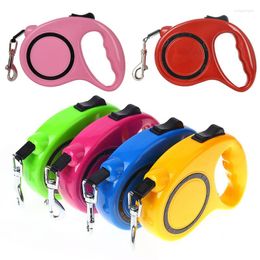 Dog Collars 3M/5M Retractable Leash Automatic Nylon Puppy Cat Traction Rope Belt Pets Walking Leashes For Small Medium Dogs Chain