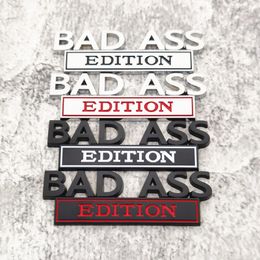 3D Zinc Alloy Bad ASS Edition Car Sticker Decoration Decal Badge Emblems Bumper Stickers Best quality