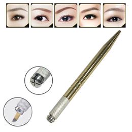 Tattoo Guns Kits Manual 3D Pen Permanent Makeup Machine For Eyebrows Cosmetics Make Up Tebori Microblading Eyebrow