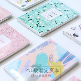 Creative Korean Stationery Notebook Cute A6 Color Mini Pocket Hand Book Year Weekly Planner Agenda Diary Filofax Journal Notepad
