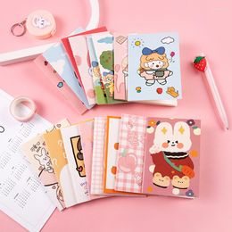 10Pcs/Set Kawaii Random Mini Notebook Cartoon Portable Diary Daily Weekly Planner Notepad Student Stationery School Supplies
