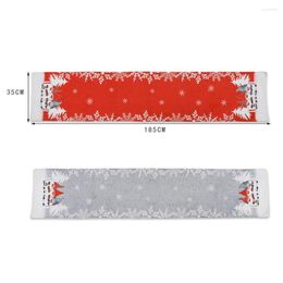 Table Cloth Decor Runner Dinner For El Home Party Placemat Xmas 180 35CM Christmas Pattern Beautiful Perfect Festive Stylish