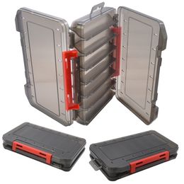 Fishing Accessories 1Pcs Tackle Boxes Storage Case Multifunctional Double Sided Plastic Lure Hook Box carp 221108