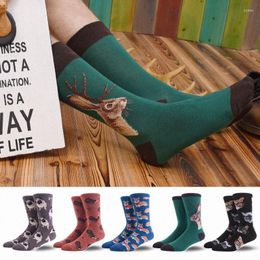 Men's Socks Dress For Men Colorful Funny Crazy Novelty Fun Pack Bonangel Cool Pattern Crew Gift