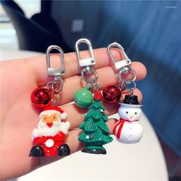 Christmas Decorations Creative Gift Tree Santa Claus Snowman Bell Keychain Year 2022 Xmas Decoration Navidad Home Decor