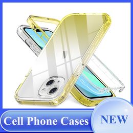 Transparent Shockproof phone case For iPhone 14 11 12 13 pro max 14 plus mini X XR XSMAX