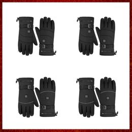 FR16 Men Heated Gloves Motorcycle Touch Screen Battery Powered Waterproof Gloves Winter Keep Warm Motorcycle Heated Gloves