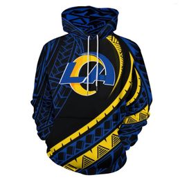 Men's Hoodies Custom Fashion Men Sweater Print Polynesia Samoan Traditional Tribal Fall Big People Windproof Hoodie