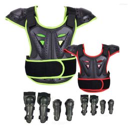 Armatura per motocicletta Attrezzatura BMX per bambini Bicicletta da fondo Gilet per il corpo Resistente al ginocchio da corsa Gomito