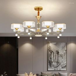 Chandeliers Modern Remote Dimmable Led Chandelier Lighting Living Room Decor Lamp Bedroom Hanging Lights Suspended Luminaire