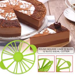 Bakeware Tools Bread Marker Equal Portion Cake-Divider 10/12 Piece Slicer Slice Round Cake Cut DIY Kitchen Cooking Tool