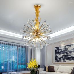 Chandeliers Modern Crystal Chandelier Lighting For Living Room Bedroom Restaurant Cafe Hanging Lamp Luxury Colourful Creative Cristal Lustre